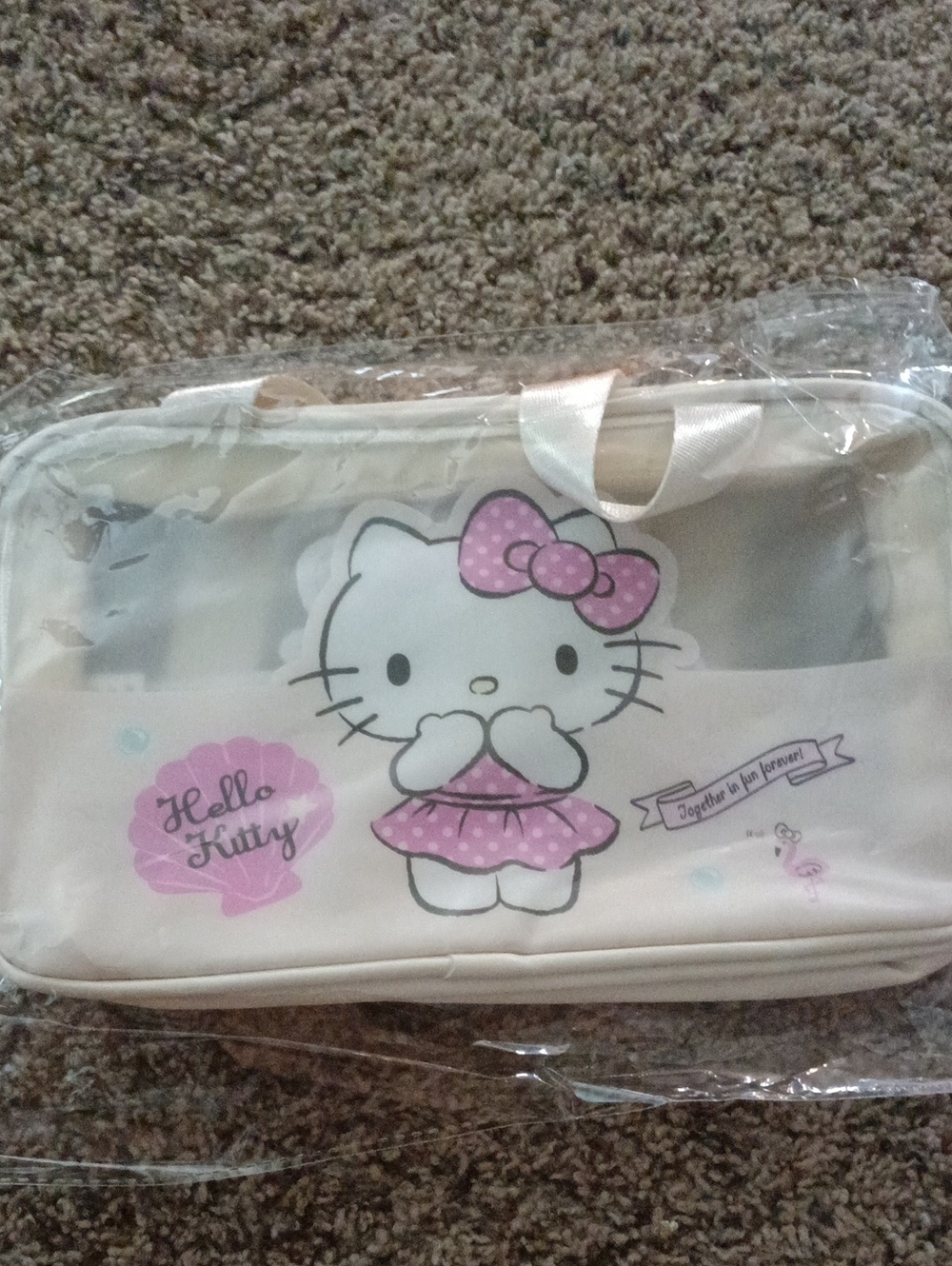 Hello Kitty Pink Kids Cosmetic & Accessory Bag